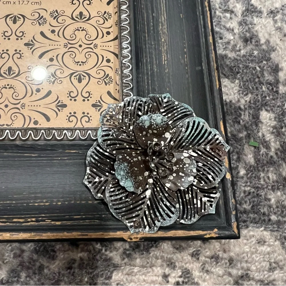 NWT PIER 1 Imports distressed wood brown photo frame 5x7